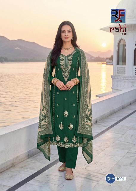 Rahi fab ruhani vol 1 wholesale ladies dress material suppliers in hyderabad